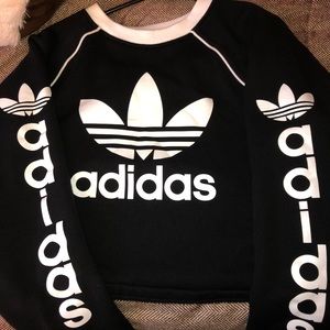 Adidas women’s cropped crew neck (long sleeve)